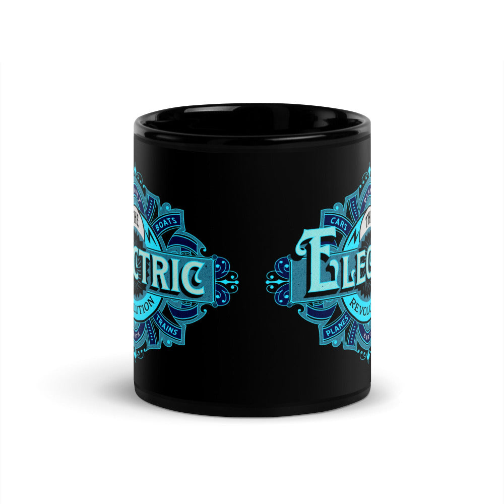 The Electric Revolution Black Ceramic Mug - https://ascensionemporium.net