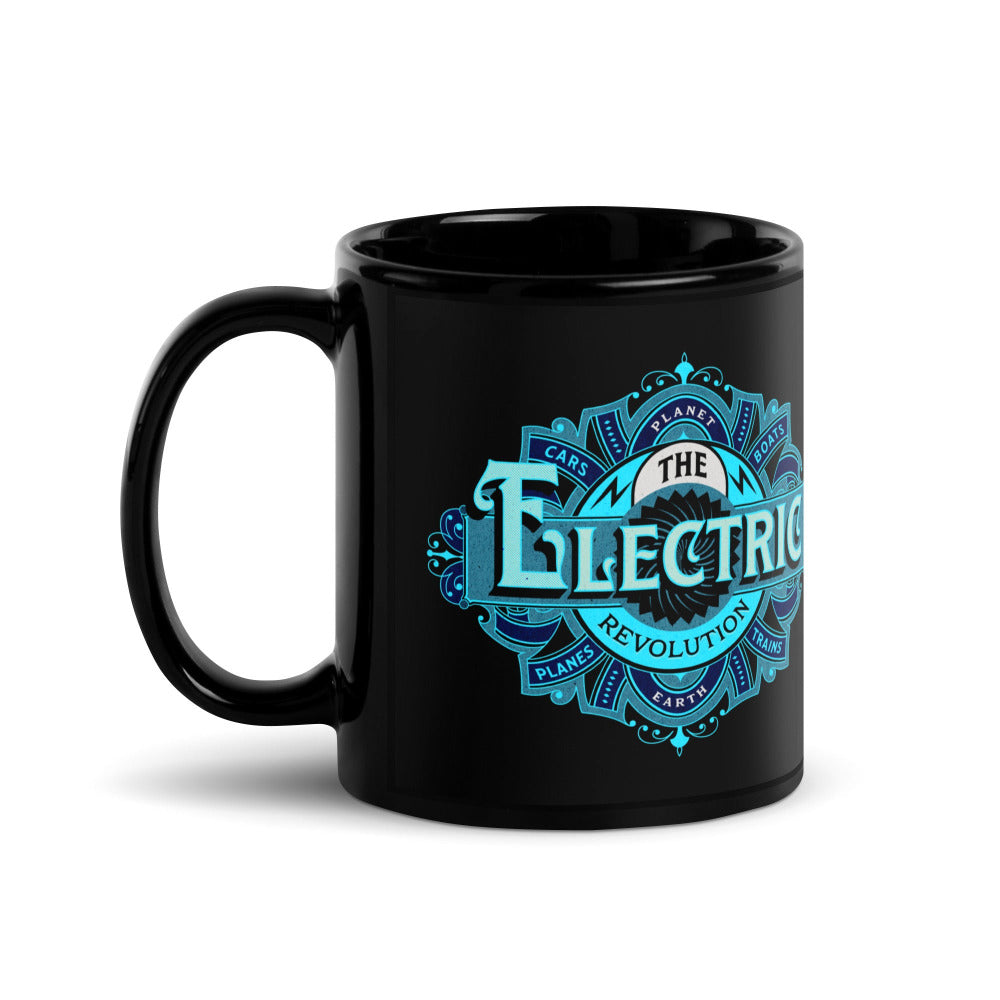 The Electric Revolution Black Ceramic Mug - https://ascensionemporium.net