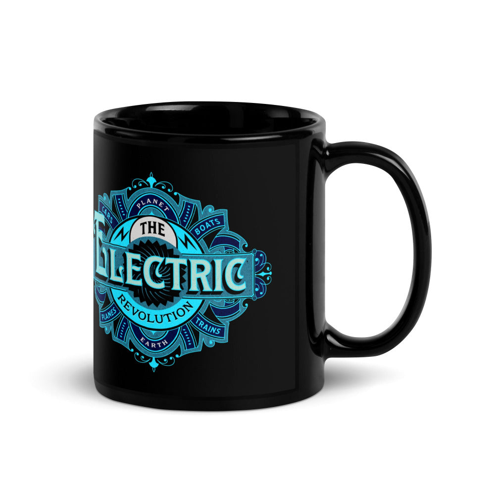 The Electric Revolution Black Ceramic Mug - https://ascensionemporium.net