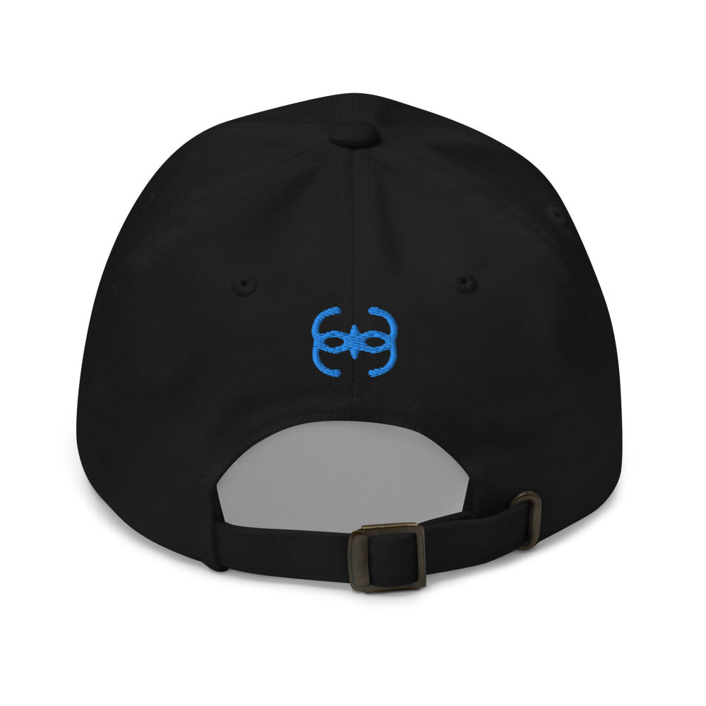 Dune Bene Gesserit Adjustable Cap with Blue Stitch Embroidery -  Black Color - https://ascensionemporium.net