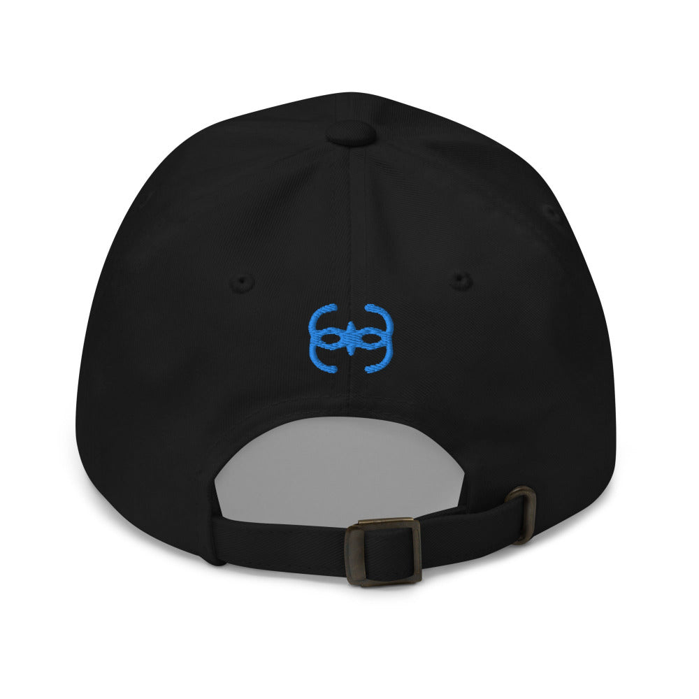 Dune Bene Gesserit Adjustable Cap with Blue Stitch Embroidery -  Black Color - https://ascensionemporium.net