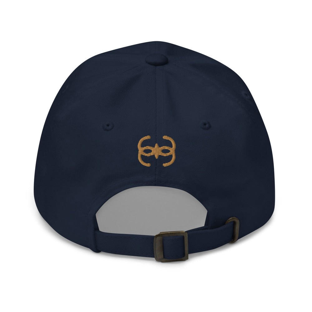 Dune Bene Gesserit Adjustable Cap with Gold Stitch Embroidery - Navy Color - https://ascensionemporium.net - https://ascensionemporium.net