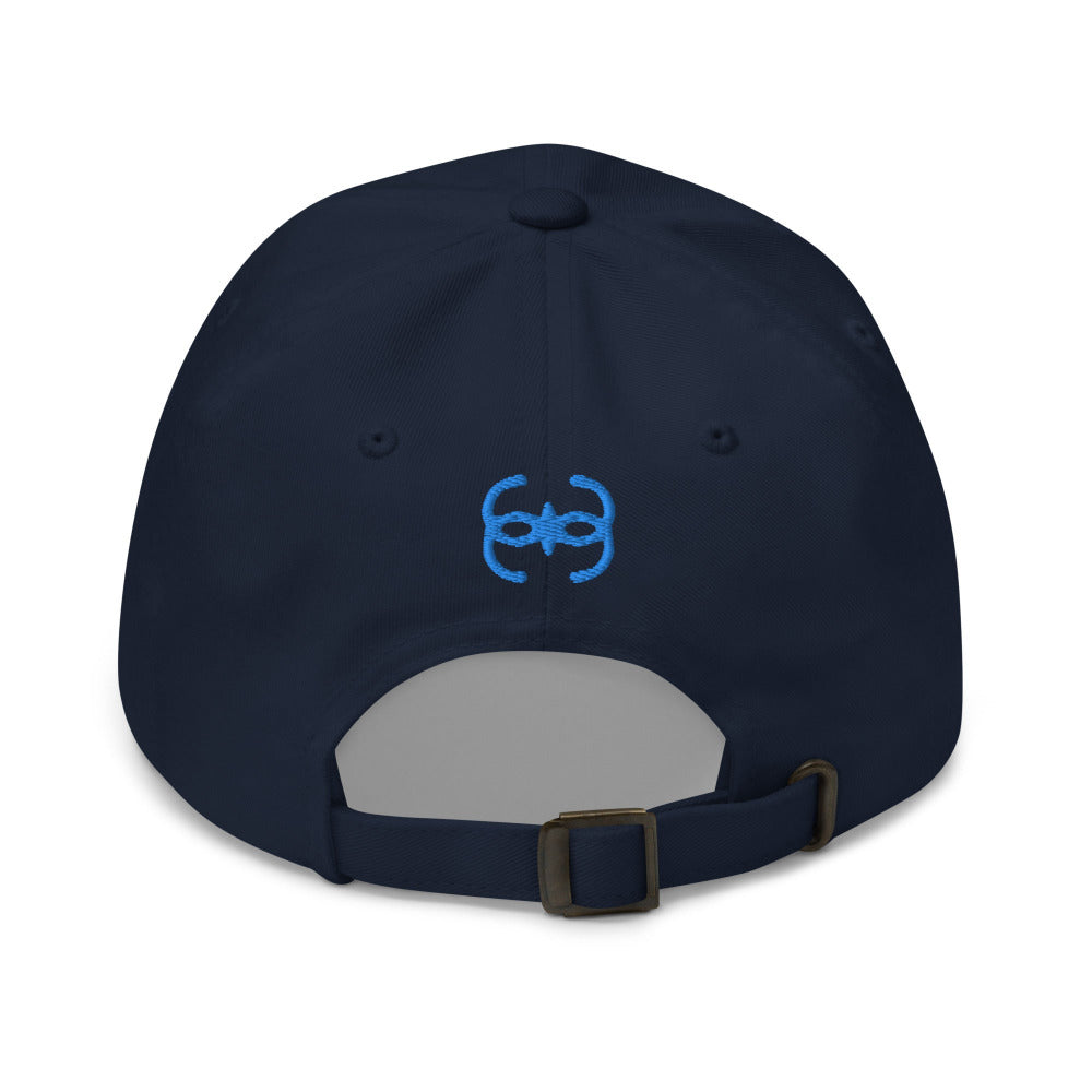 Dune Bene Gesserit Adjustable Cap with Blue Stitch Embroidery - Navy Color - https://ascensionemporium.net