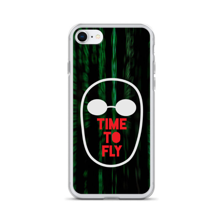 The Matrix - Time To Fly iPhone SE Case by https://ascensionemporium.net