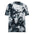 Triple Hearts Oversized Embroidered Tie-Dye T-Shirt - https://ascensionemporium.net