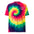 Triple Hearts Oversized Embroidered Tie-Dye T-Shirt - https://ascensionemporium.net