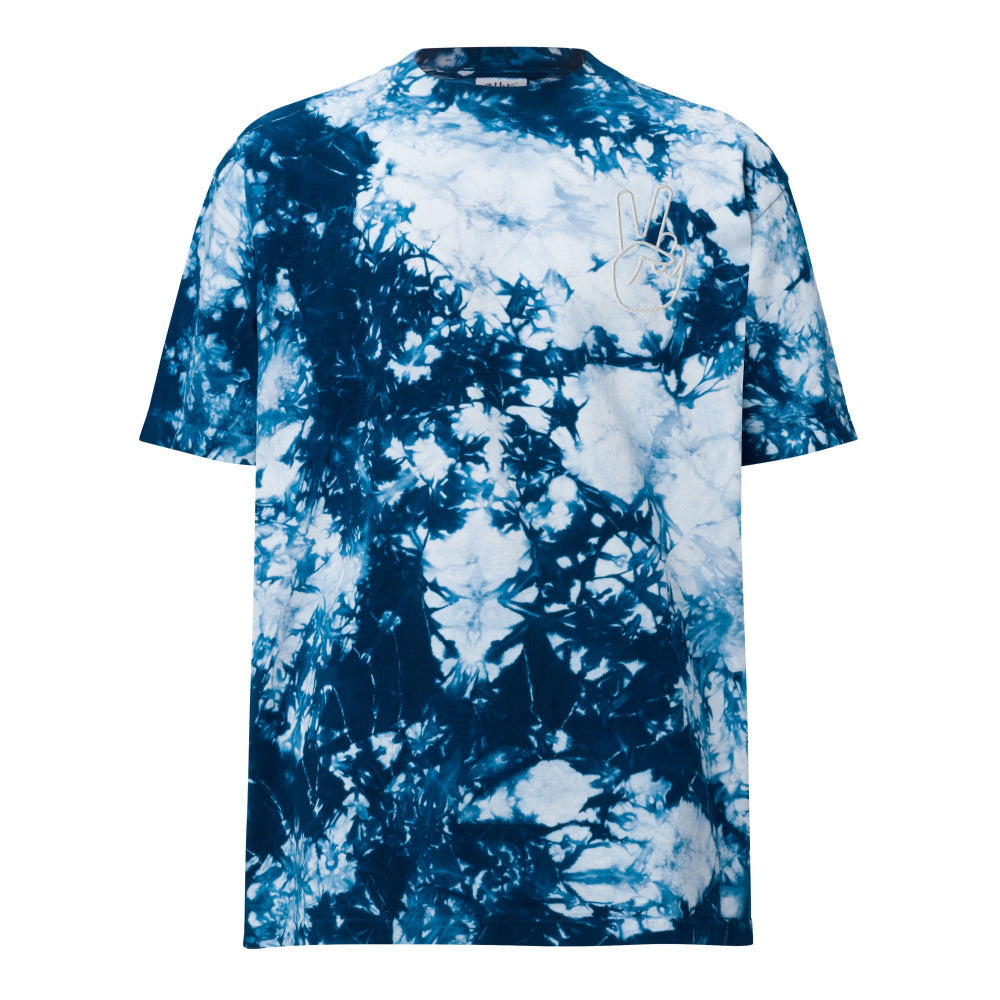 Peace Sign Embroidered Tie Dye TShirt - https://ascensionemporium.net