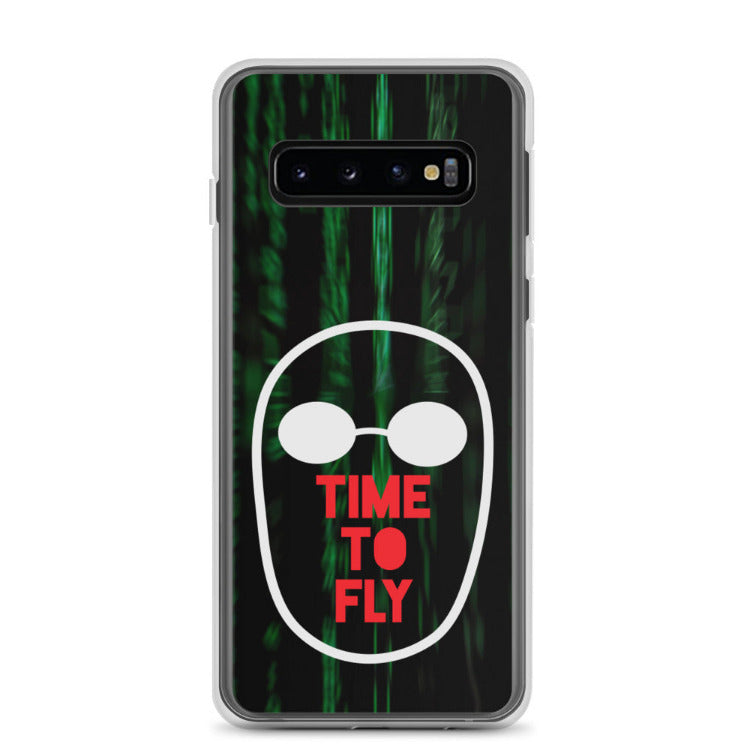 The Matrix - Time To Fly Samsung Galaxy S10 Case by https://ascensionemporium.net