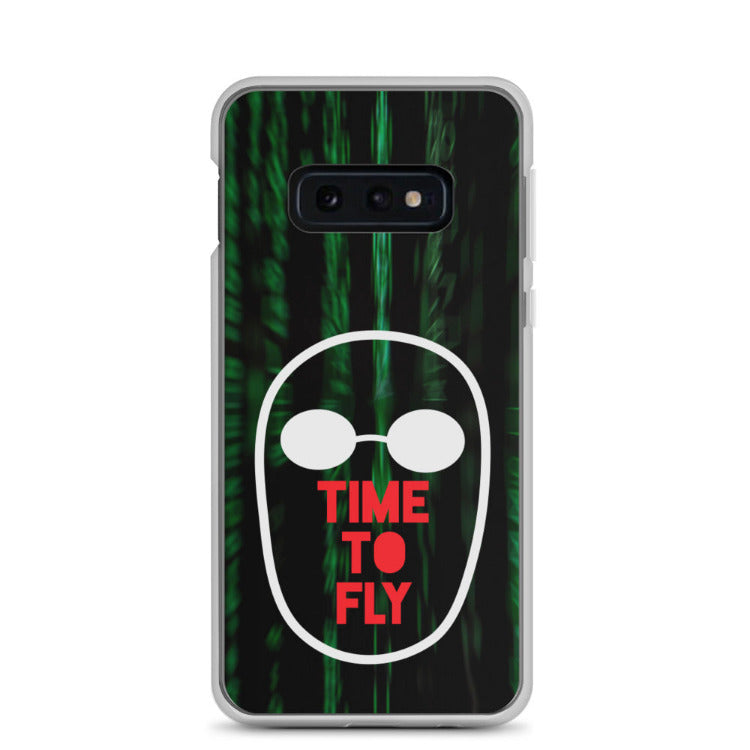 The Matrix - Time To Fly Samsung Galaxy S10e Case by https://ascensionemporium.net
