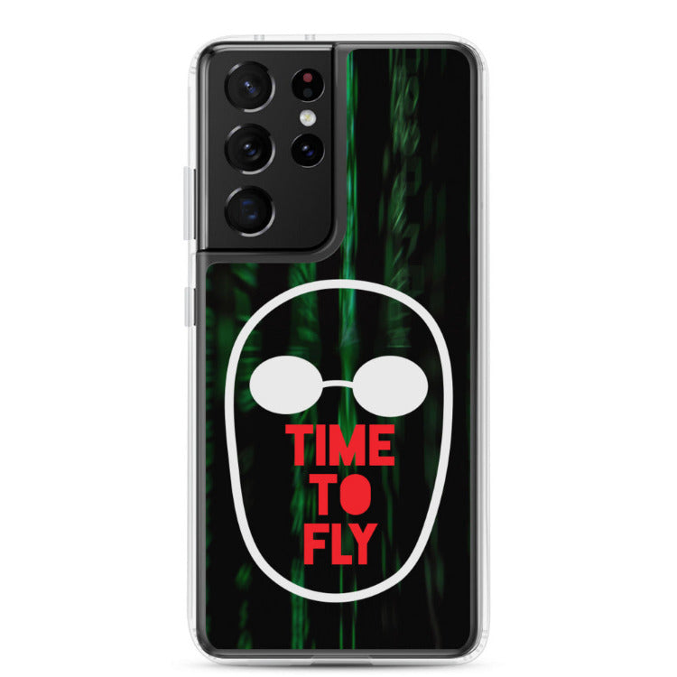 The Matrix - Time To Fly Samsung Galaxy S21 Ultra Case by https://ascensionemporium.net