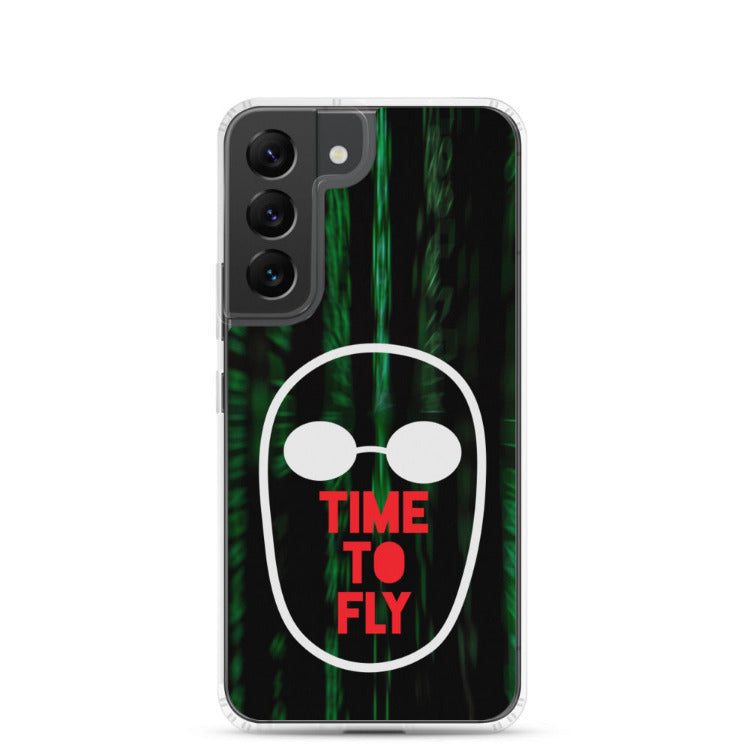 The Matrix - Time To Fly Samsung Galaxy S22 Case by https://ascensionemporium.net