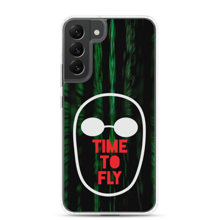The Matrix - Time To Fly Samsung Galaxy S22 Plus Case by https://ascensionemporium.net