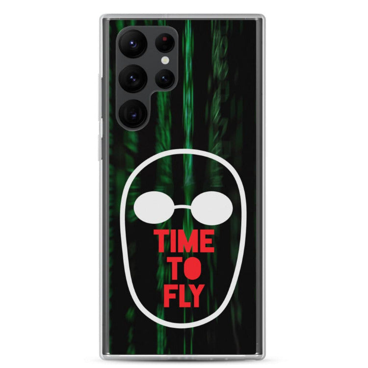 The Matrix - Time To Fly Samsung Galaxy S22 Ultra Case by https://ascensionemporium.net