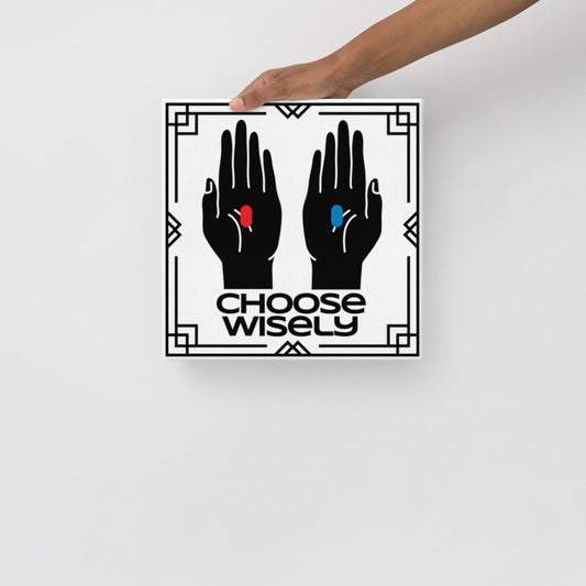 The Matrix-Choose Wisely Canvas Print-https://ascensionemporium.net