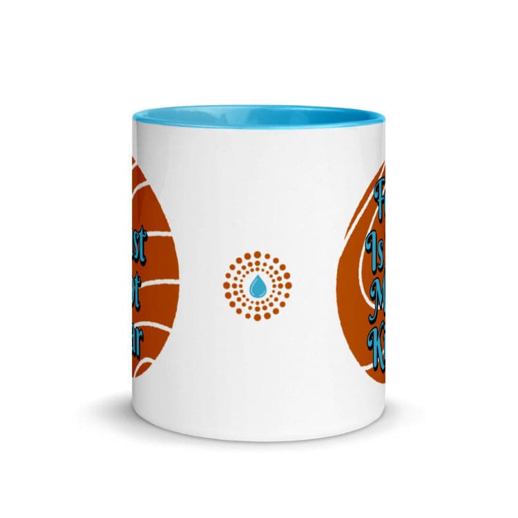 Dune - I Must Not Fear, Fear Is The Mind Killer Mug with Blue Color Inside And On Handle by https://ascensionemporium.net