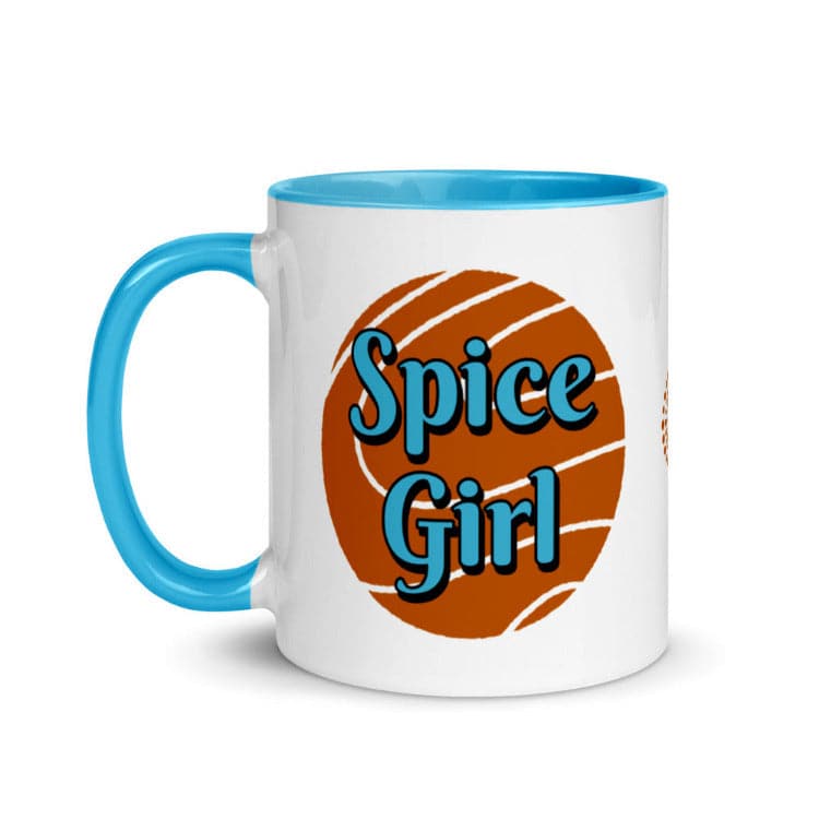 Dune - Spice Girl Mug with Blue Color Inside And On Handle by https://ascensionemporium.net