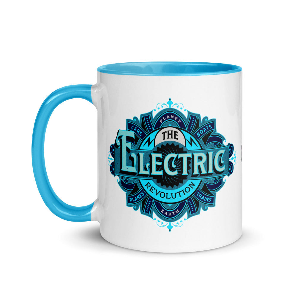 The Electric Revolution Mug With Blue Interior And Handle - https://ascensionemporium.net