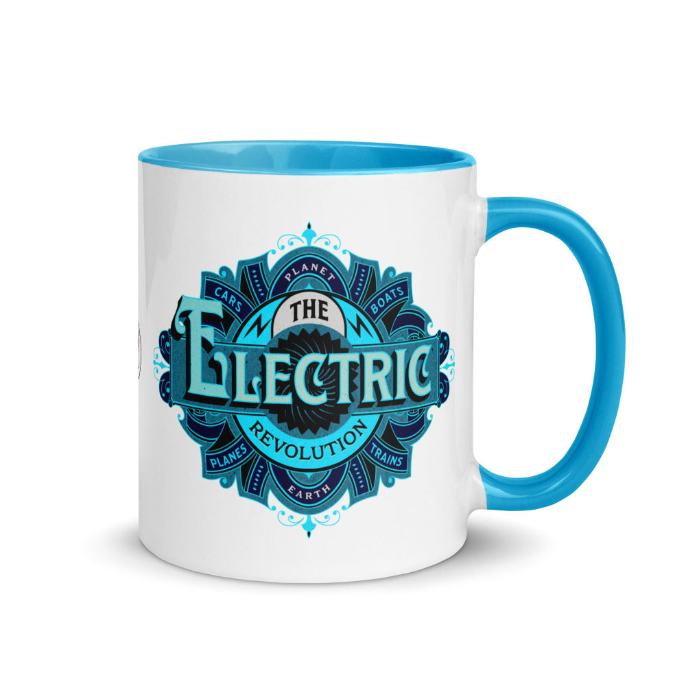 The Electric Revolution Mug With Blue Interior And Handle - https://ascensionemporium.net