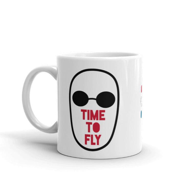 The Matrix - Time To Fly Mug by https://ascensionemporium.net