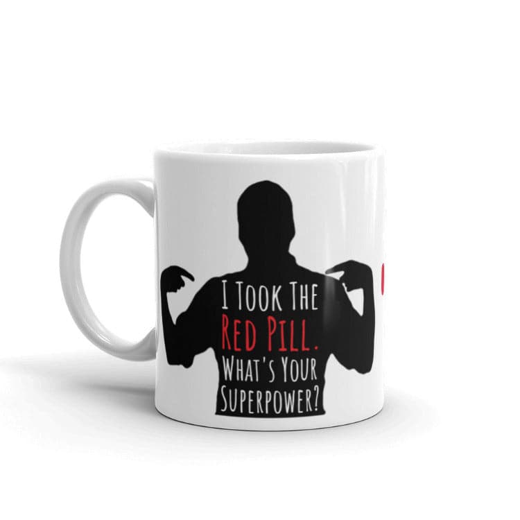 The Matrix - I Took The Red Pill What's Your Superpower Mug by https://ascensionemporium.net