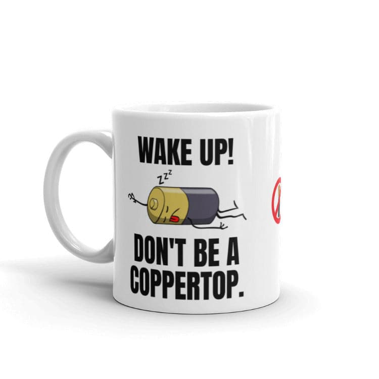 The Matrix - Wake Up! Don't Be A Coppertop Mug by https://ascensionemporium.net