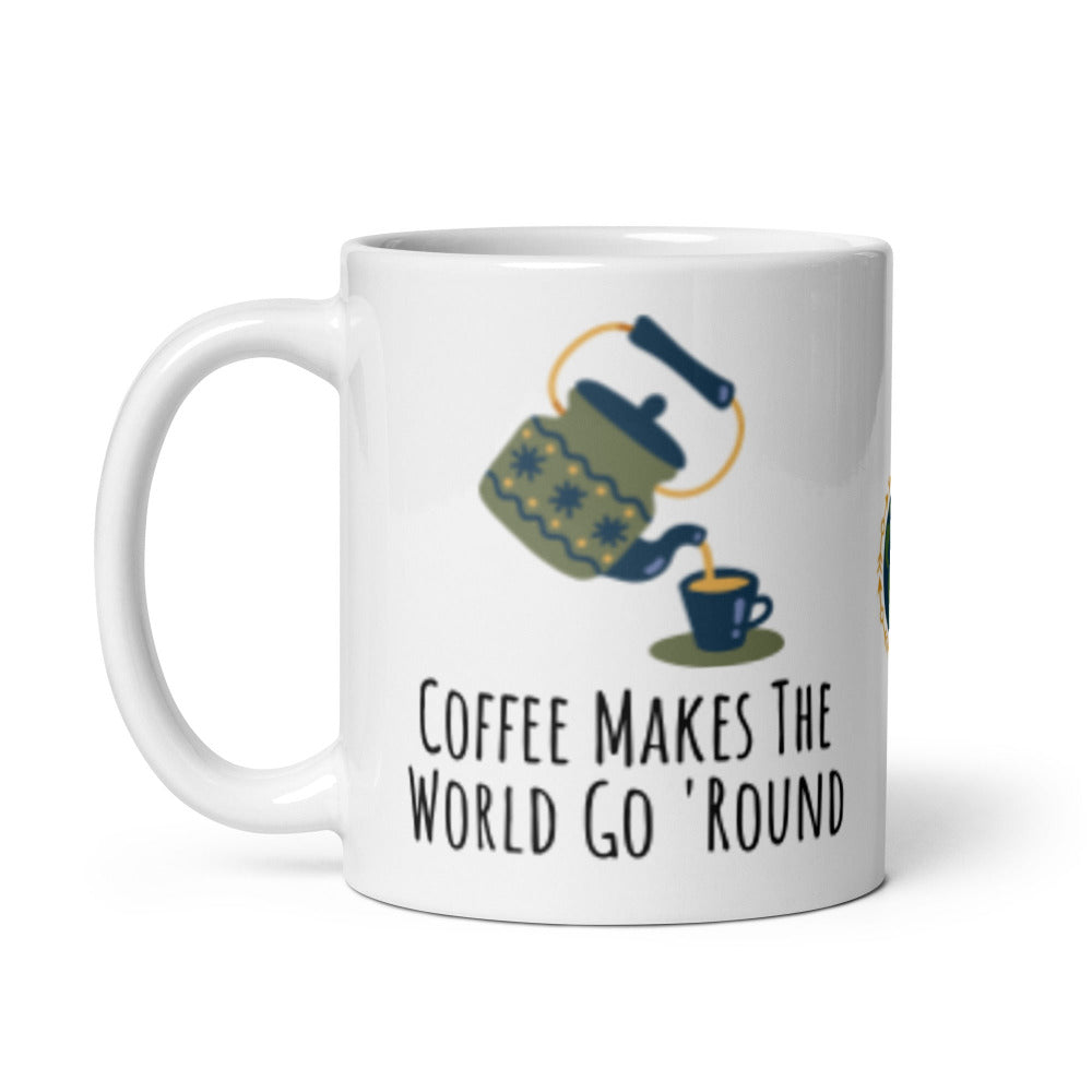 Coffee Makes The Round Go Round Mug - https://ascensionemporium.net