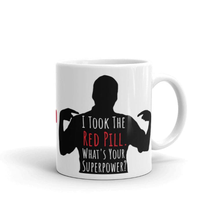 The Matrix - I Took The Red Pill What's Your Superpower Mug by https://ascensionemporium.net