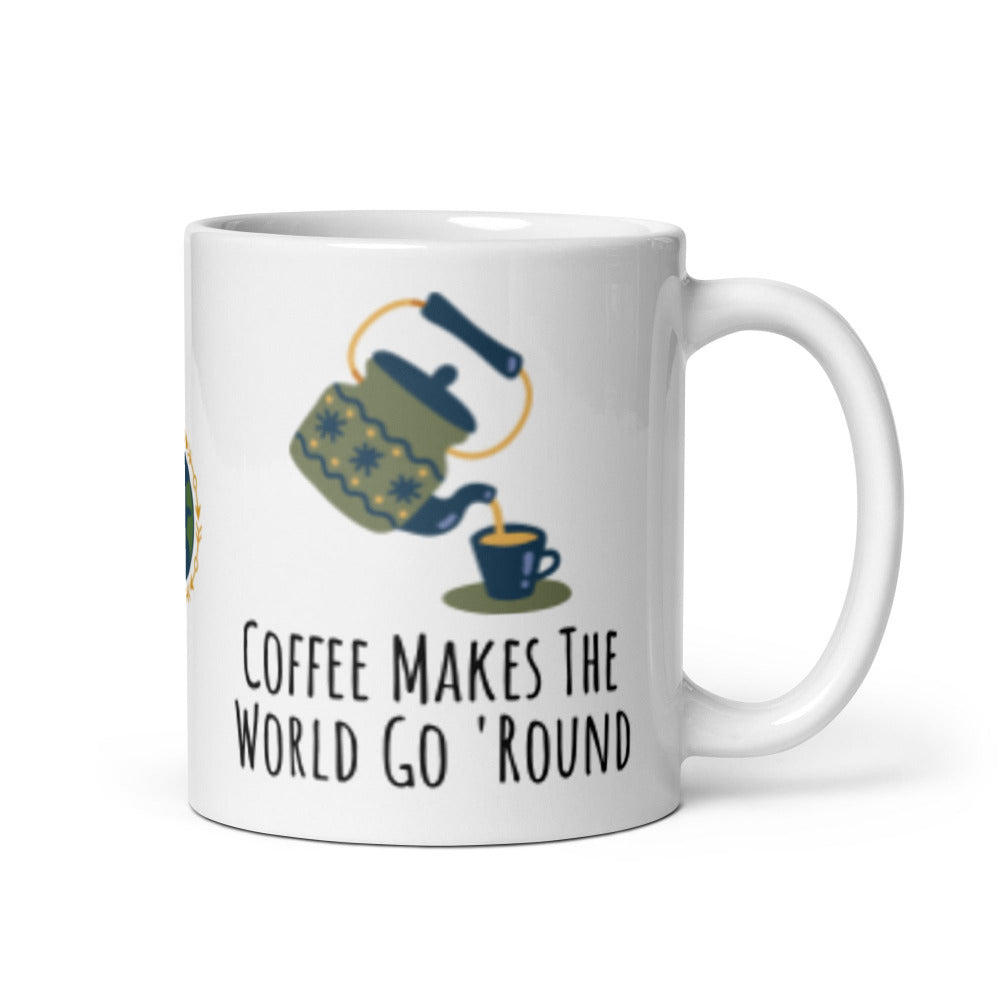 Coffee Makes The Round Go Round Mug - https://ascensionemporium.net